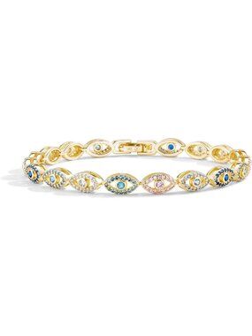 14k Gold Filled Evil Eye Protection Bracelet - Stylish & Trendy Jewelry